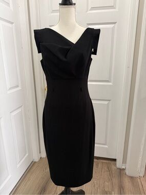 Black Halo Classic Jackie O Sheath Dress - Black Women’s Size 8